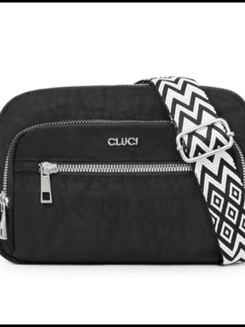 Anti Theft Crossbody Bag Water Resistant Nylon RFID Travel Belt Bag